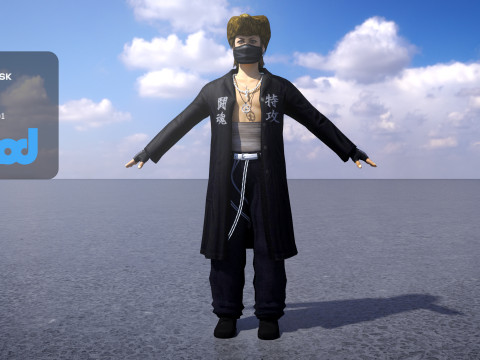 Boryokudan 0004 3Dモデル