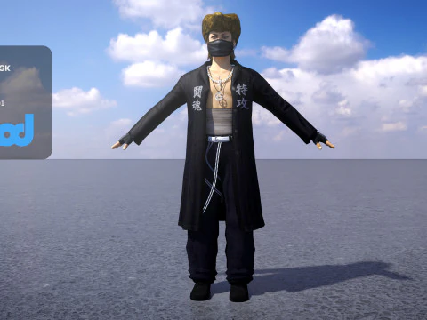 Boryokudan 0004 Modello 3D