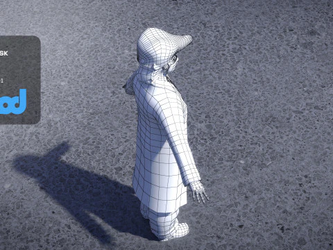 Boryokudan 0004 3D Model