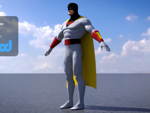 スペースゴースト 3Dモデル