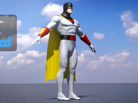 Space Ghost Model 3D