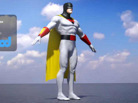 スペースゴースト 3Dモデル