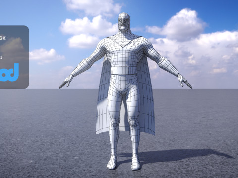 Space Ghost Model 3D