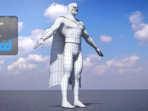 スペースゴースト 3Dモデル