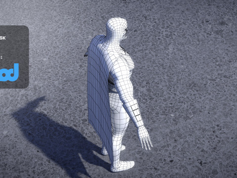 Space Ghost Model 3D