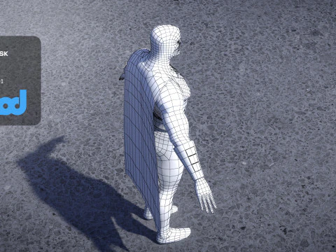 スペースゴースト 3Dモデル