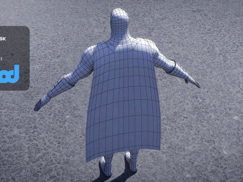 スペースゴースト 3Dモデル