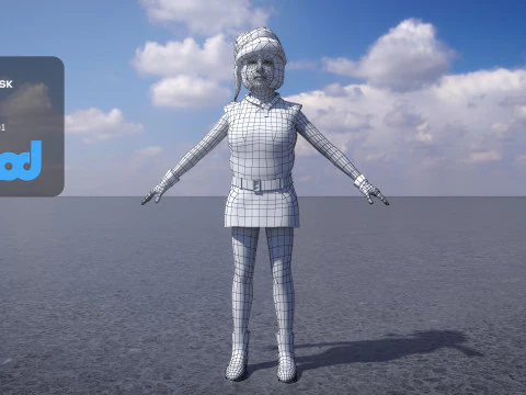 Christmas Elf 0009 3D Model