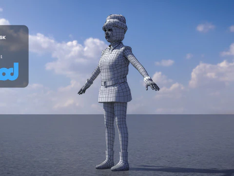 Christmas Elf 0009 3D Model