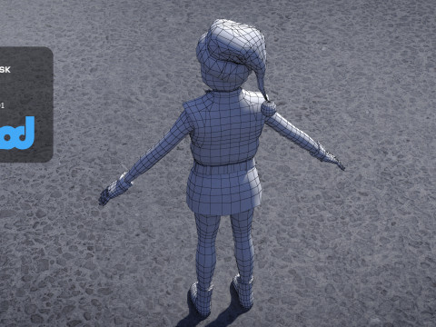 Christmas Elf 0009 3D मॉडल