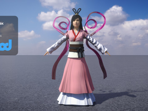 Chang Goddess of The Moon 3D Model