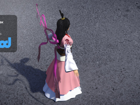 Chang Goddess of The Moon Model 3D