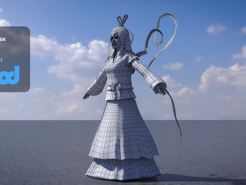 Chang Goddess of The Moon Model 3D