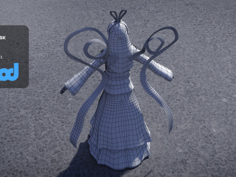 Chang Goddess of The Moon Model 3D