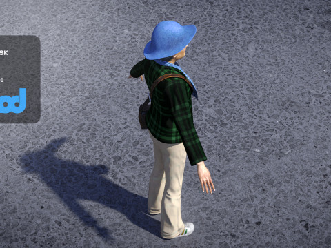 Middle aged Woman 3D 模型