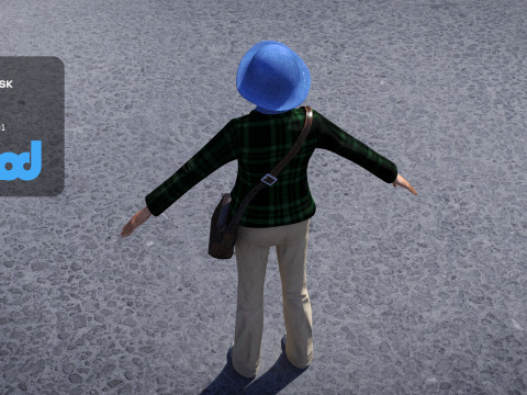 Middle aged Woman 3D 模型
