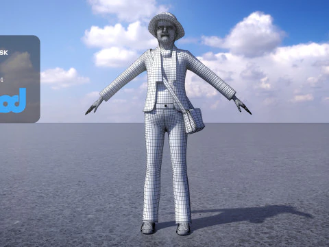 Middle aged Woman 3D Model