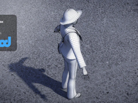 Middle aged Woman 3D Model