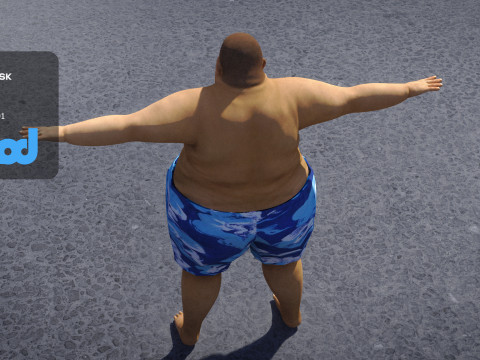 Fat Man 0012 3D मॉडल