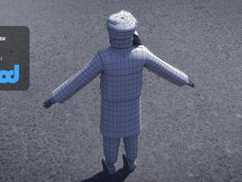Taliban Terrorist 3D Model