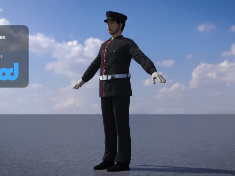 Japan Self Defense Force 0062 3D Model