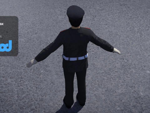 Japan Self Defense Force 0062 3D Model