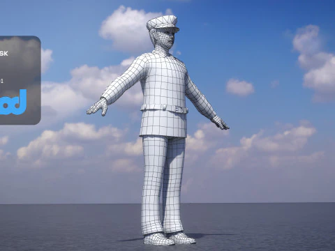 Japan Self Defense Force 0062 3D Model