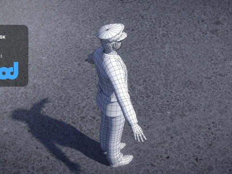 Japan Self Defense Force 0062 3D Model