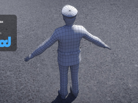 Japan Self Defense Force 0062 Modelo 3D