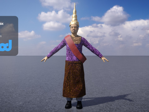 King of Cambodia 3Dモデル
