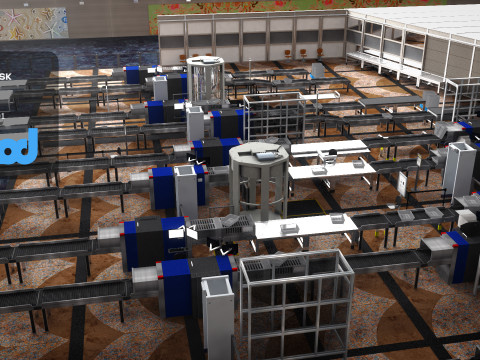 Airport Custom System 3D Model