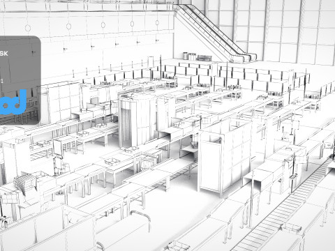 Airport Custom System 3D Model