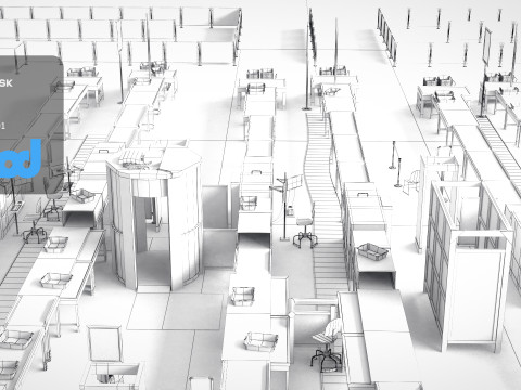 Airport Custom System 3D Model