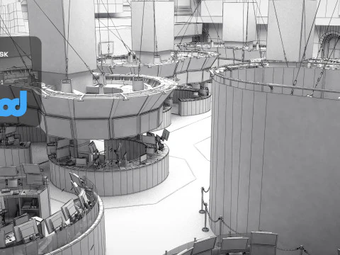 NYSE New York Stock Exchange 3D Model