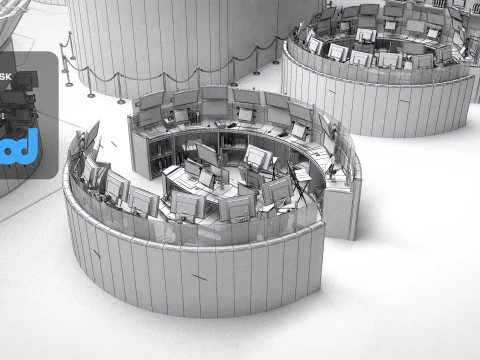 NYSE New York Stock Exchange 3D Model