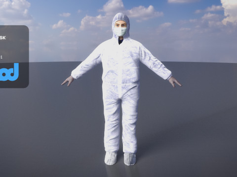 Protective Suit Man 0001 3Dモデル
