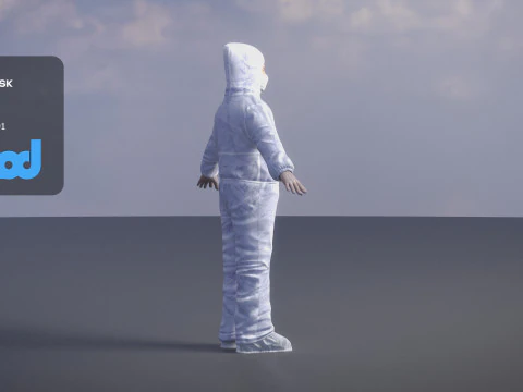 Protective Suit Man 0001 3D Model
