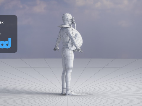 Navy Seal in Diving Overalls Modèle 3D