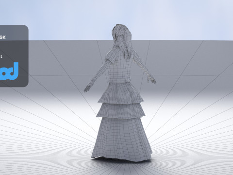 Flamenco Dancer Modelo 3D