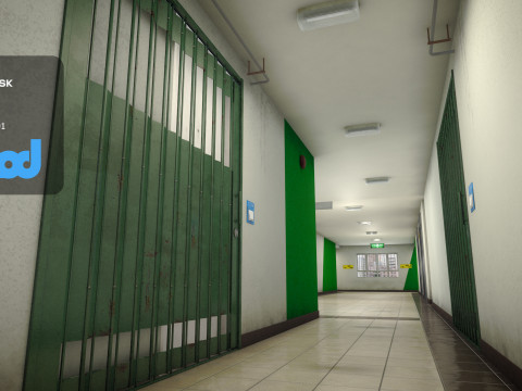 Hk Public Housing Corridor 001 Model 3D
