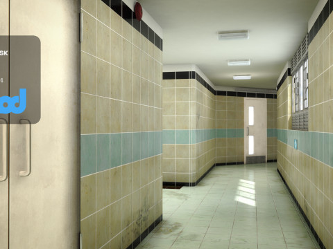 Hk Public Housing Corridor 002 Model 3D