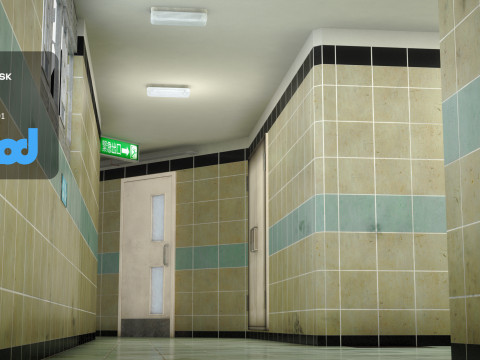 Hk Public Housing Corridor 002 Model 3D