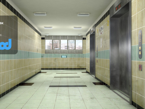Hk Public Housing Corridor 002 Model 3D