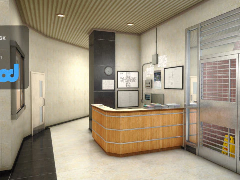 Hk Public Housing Corridor 003 3D Model
