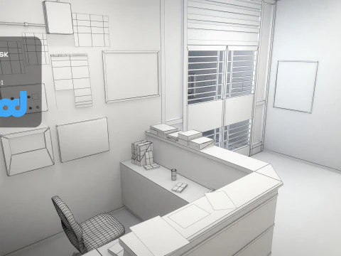 Hk Public Housing Corridor 003 3D Model