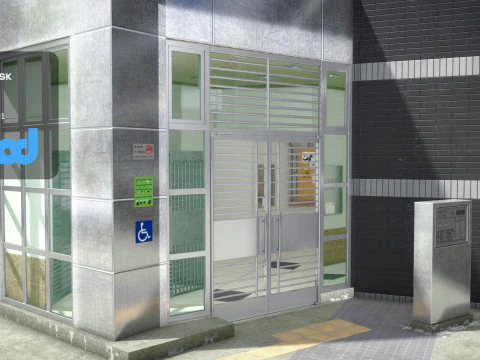 Hk Public Housing Corridor 004 3D Model
