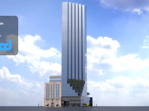 Torre Trump Modello 3D