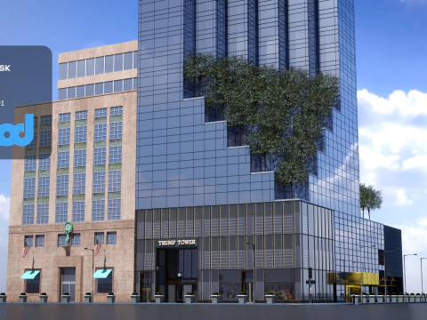 Torre Trump Modello 3D