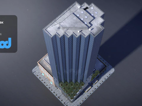 Torre Trump Modello 3D