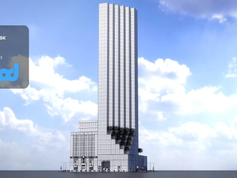 Torre Trump Modello 3D